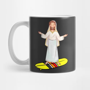 Jesus Surfing Mug